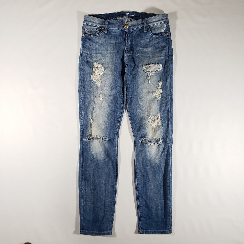 7 For All Mankind The Cropped Skinny Jean